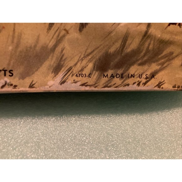 1947 MILTON BRADLEY Board Game FUN ON THE FARM original box USED ~Actual Photos~ - Picture 5 of 12